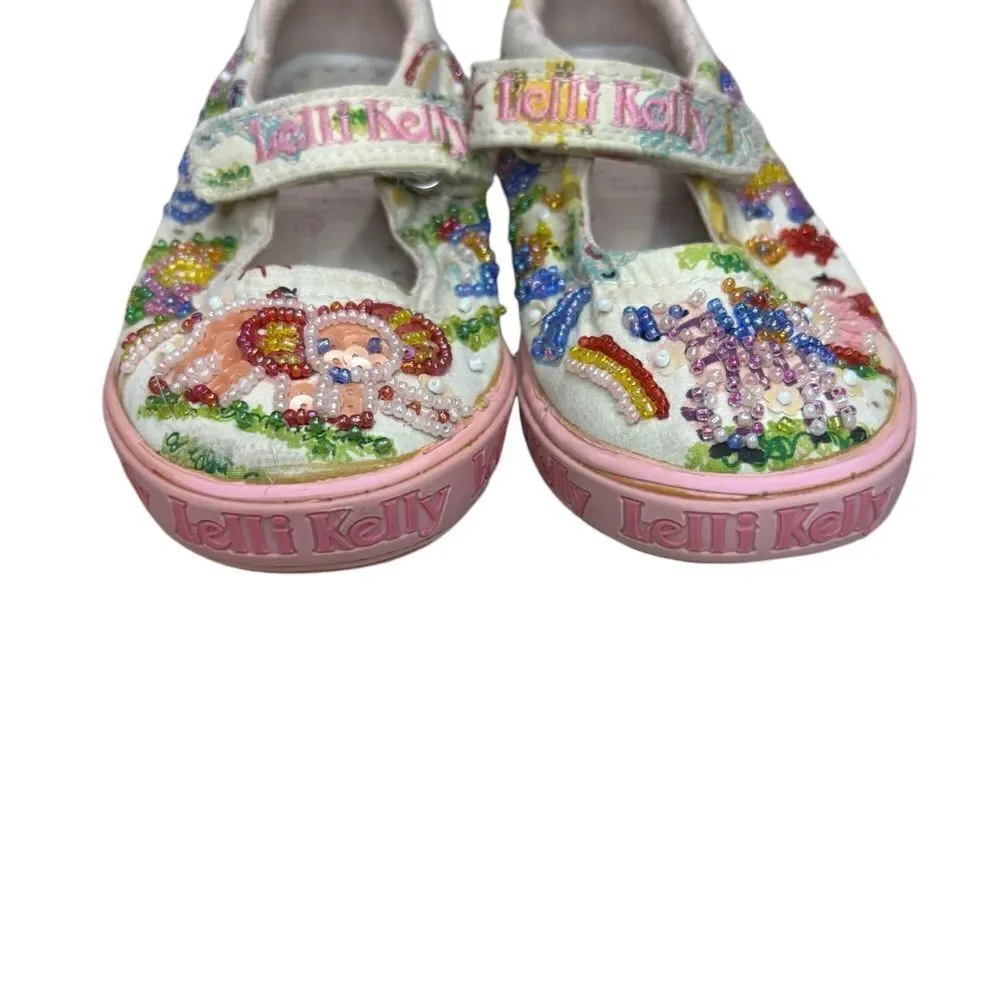 Lelli Kelly Zoo Collection Mary Jane shoes size 26
